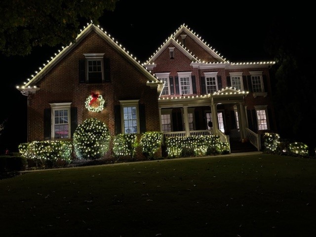 Christmas light installation in the atlanta area