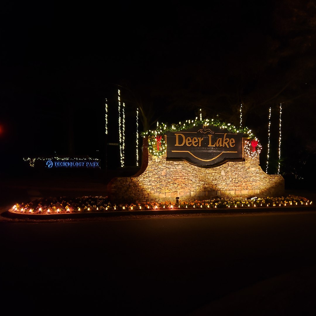 HOA Christmas Lights Installation in Alpharetta